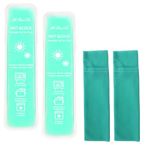Postpartum Ice Pack, Hot and Cold Pads for After Delivery Essentials, Gel Cooling Pad, Fast Pain Relief Convenient for Perineal Recovery Helps Reduce Swelling (Green, SnowSun Pattern)