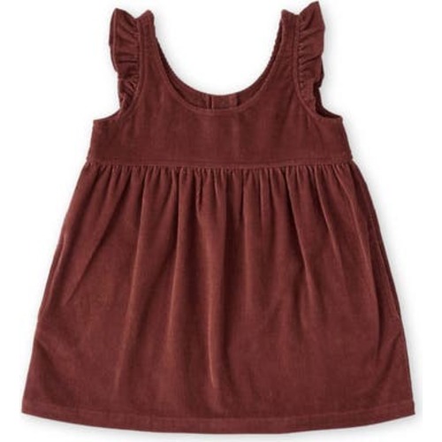 Organic Cotton Corduroy Pinafore Dress, 6-12M