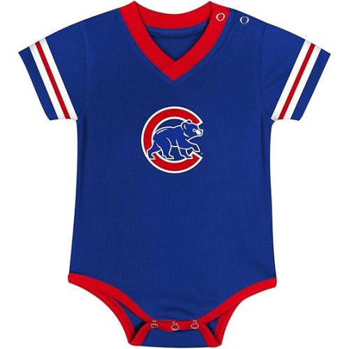 MLB Newborn & Infants 0-24 Months Official Primary Logo Creeper Romper Jersey