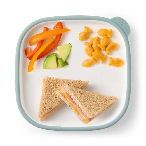 Clean Start Toddler Everything Plate | Premium Ceramic | Non Toxic – Ello