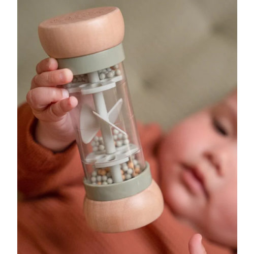 Little Farm Wooden Rain Rattle