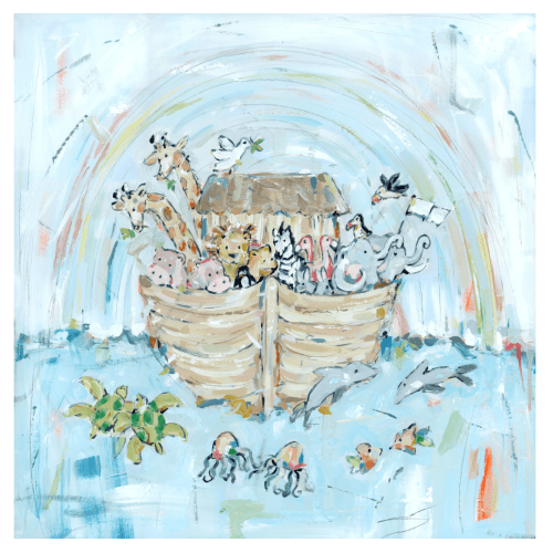 Noah's ark III on paper – Chelsea McShane Art