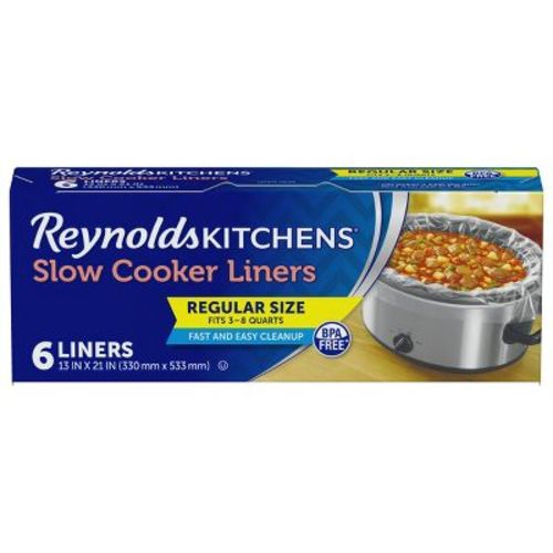 Reynolds Kitchens Regular Size Slow Cooker Liners - 6ct/11.375sq ft