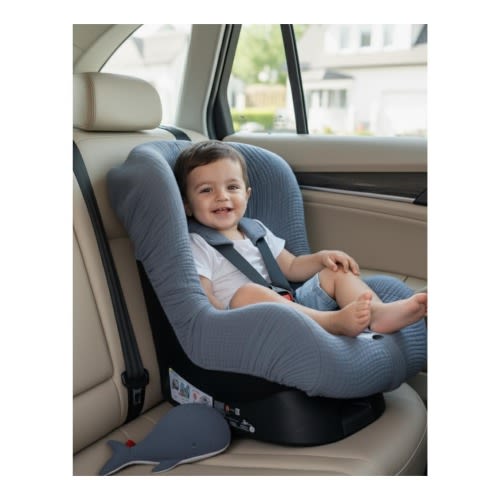 Organic Muslin Baby Car Seat Cover: Breathable Cotton Liner, stroller cover