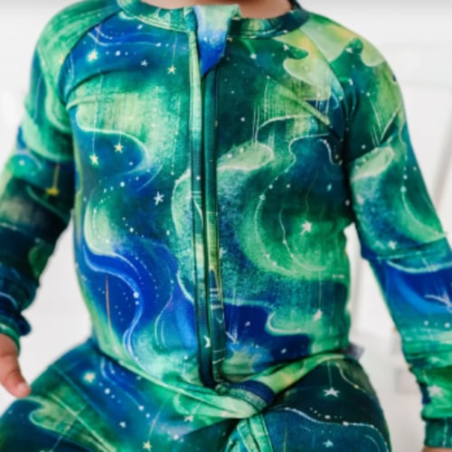 Dancing Lights Convertible Baby Pajama