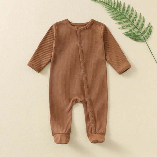 Cowsor Organic Cotton Baby Footie Pajamas Newborn Soft Zip Sleeper