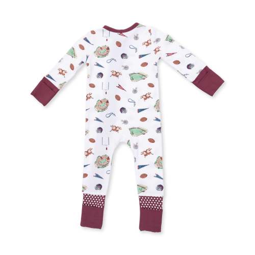 Vintage Football - Convertible Romper – Angel Dear (3-6m)
