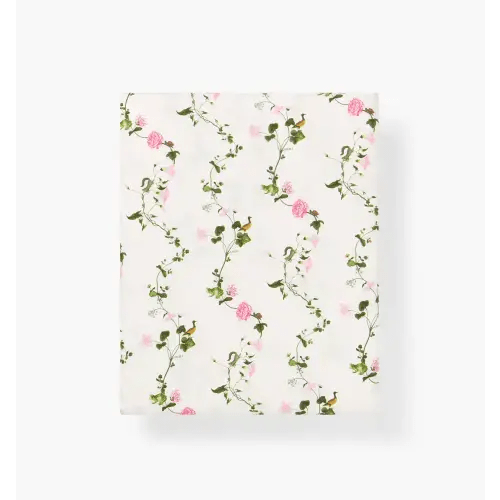 The Crib Sheet - Light Pink Trellis