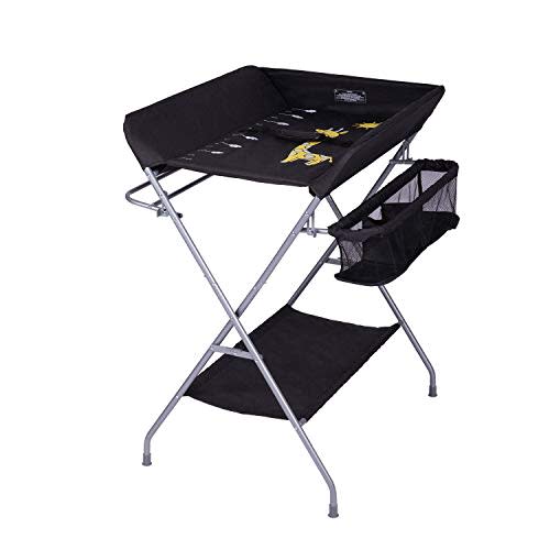 Kinfant Baby Changing Table Folding Diaper Station Nursery Organizer for Infant