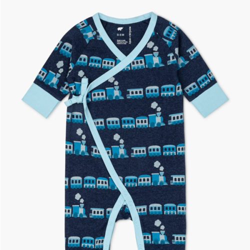 Kimono Tie One-Piece - Organic Baby Clothes - Monica + Andy