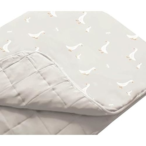 GUNAMUNA Baby Cloud Blanket, Nursery Swaddling Blankets for Toddlers Infants Babies, 1.0 TOG, Goose, 30" x 40"
