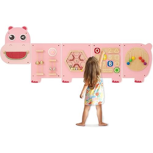 Hippo Montessori Busy Wall Board