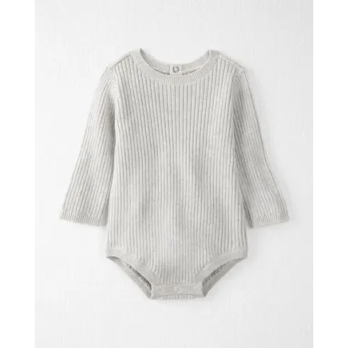 Baby Organic Cotton Rib Sweater Knit Bodysuit - Little Planet | Carter's