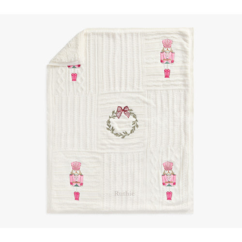LoveShackFancy Nutcracker Heirloom Baby Blanket