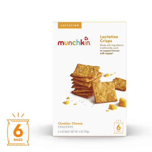 Milkmakers® Lactation Crisps, Cheddar, 6ct