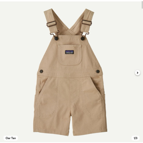 Patagonia Baby Stand Up® Canvas Shortalls