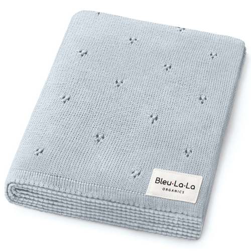 Organic Pointelle Luxury Knit Swaddle Blanket – Finn + Emma