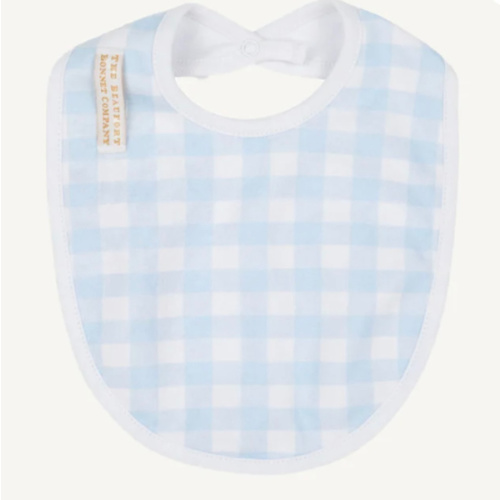 Bib - Buckhead Blue Gingham & Worth Avenue White