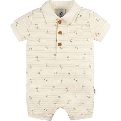 Gerber Baby Cotton Polo Romper