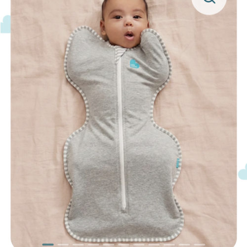 Swaddle Up™ 1.0 TOG Cotton Gray