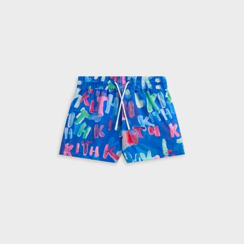 Kith Baby Watercolor Kai Swim Trunk - Marina