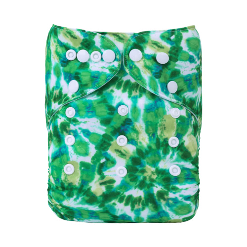 ALVABABY Print Cloth Diaper - One Size Adjustable Washable & Reusable Diaper for Babies and Toddlers (H416A)