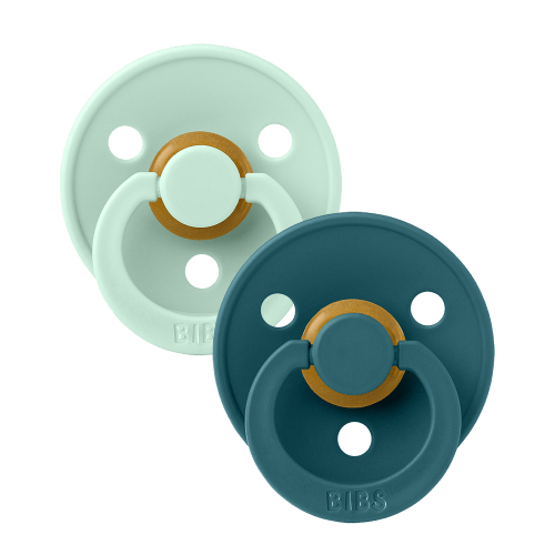 Colour Pacifiers 2 Pack - Nordic Mint/Forest Lake