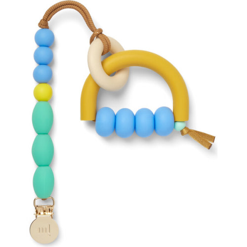 Pacific Arch Ring Teether + Clip Set - January Moon | Maisonette