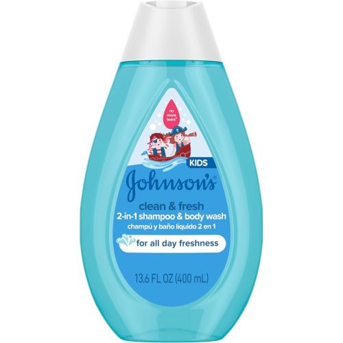 Johnson's Baby Clean & Fresh Children's Shampoo & Body Wash, 13.6 fl oz