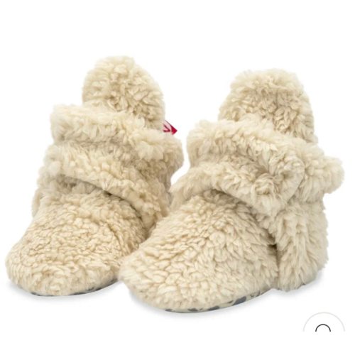 Zutano Furry Booties - Oat