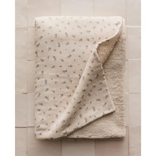 BABY BATH TOWEL WITH TULIPS