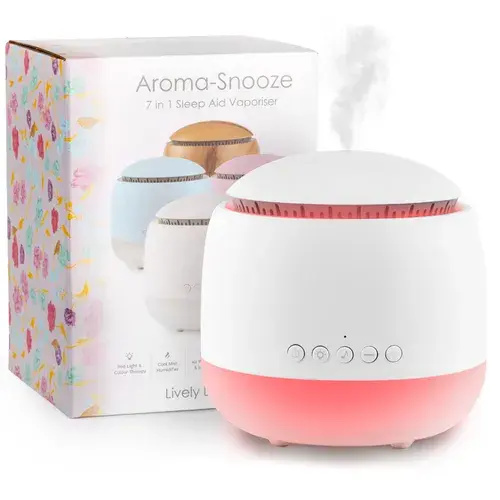 Lively Living Aroma-Snooze Sleep Aid + Sensitive Child Organic Oil 15ml - White | Baby Bunting AU