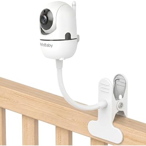 Baby Monitor Mount Compatible with HelloBaby HB65/HB40/HB6550/HB6148/ HB6560/ HB66/ HB6339/ HB6550 Pro, ANMEATE SM935E, Flexible Baby Camera Holder Crib Mount for Hellobaby Monitor