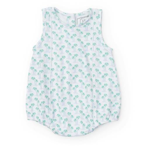 Reid Boys' Bubble - Palm Tree Isle Blue (0-3 month)