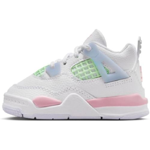 Jordan 4 Retro Baby/Toddler (White/Half Blue/Vapor Green/Medium Soft Pink)