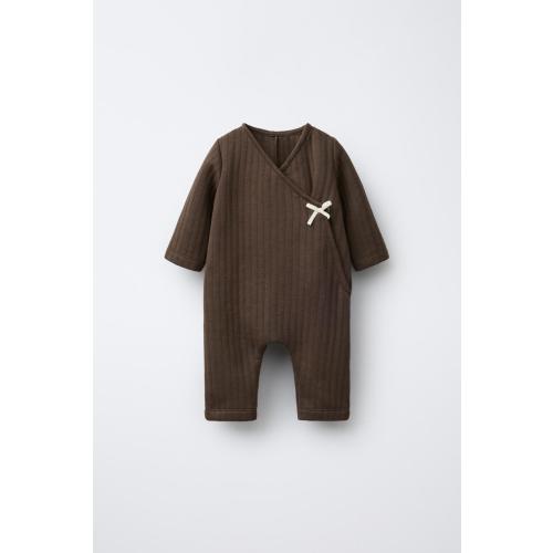 QUILTED ROMPER - Brown | ZARA United States