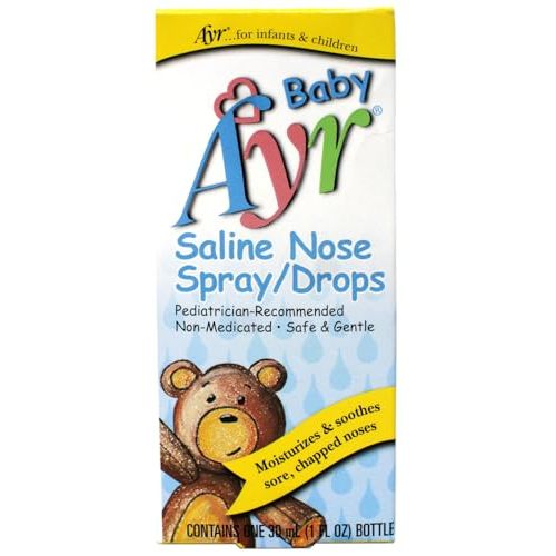 AYR Baby Saline Nasal Spray/Drops, 1 Oz