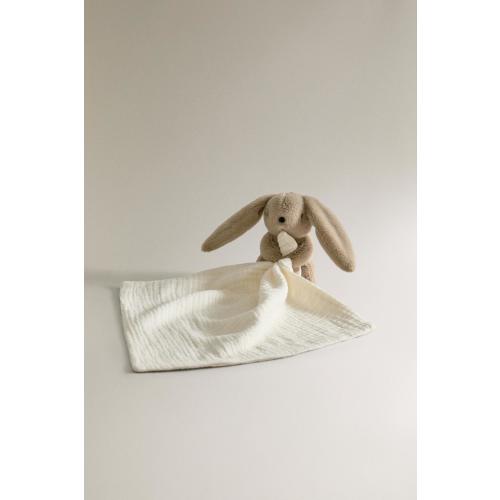 KIDS' RABBIT BLANKET TOY