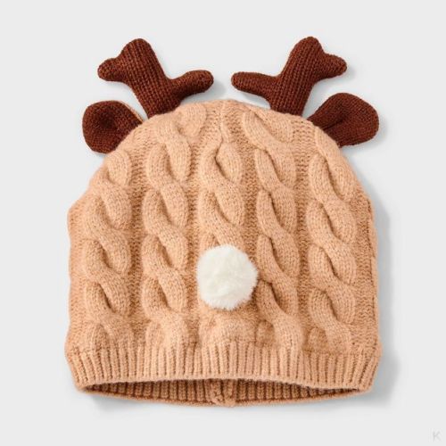 Baby Reindeer Beanie - Cat & Jack™ Brown