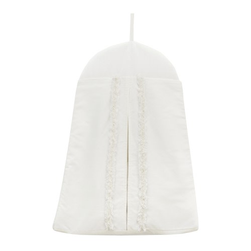 Sweet Jojo Designs Ivory Boho Diamond Boy Girl 4pc Nursery Crib Bedding Set Bohemian Gender Neutral Shabby Chic Cotton Fringe