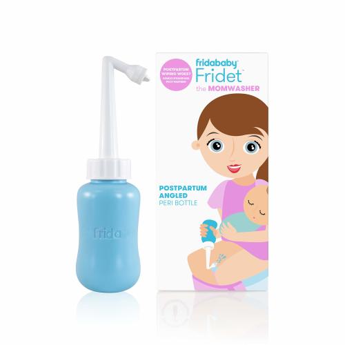 MomWasher Peri Bottle for PostPartum Care by Fridababy - Perineal Recovery After Birth