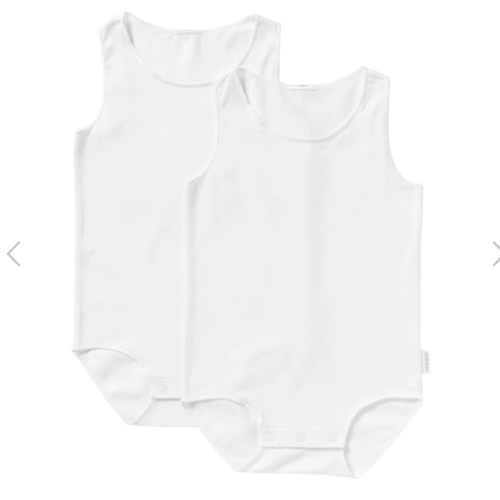 BONDS Wonderbodies Singletsuit 2 Pack | BY4VA | White
