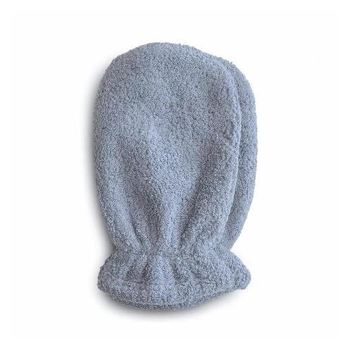 mushie Baby Bath Mitt | Organic Cotton | Pack of 2 (Tradewinds)