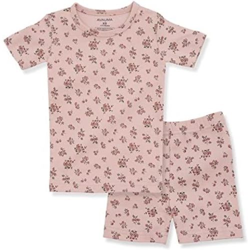 AVAUMA Baby Boys Girls Pajama Set 6M-7T Kids Cute Toddler Snug fit Pattern Design Pjs Cotton Sleepwear