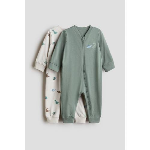2-PACK PRINTED PAJAMA JUMPSUITS