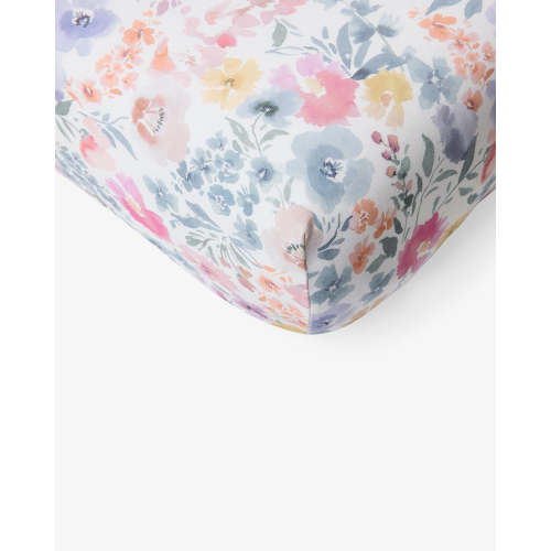 Tiny Blooms Fitted Mini Crib Sheet – Little Sleepies