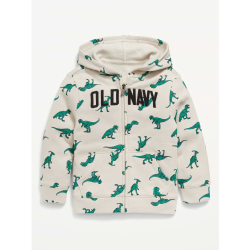 Unisex Logo-Graphic Zip Hoodie for Toddler