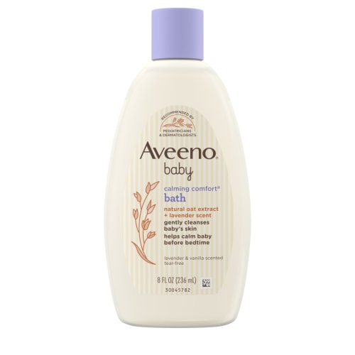 Aveeno Baby Calming Comfort Bath & Wash, Lavender & Vanilla, 8 fl. oz