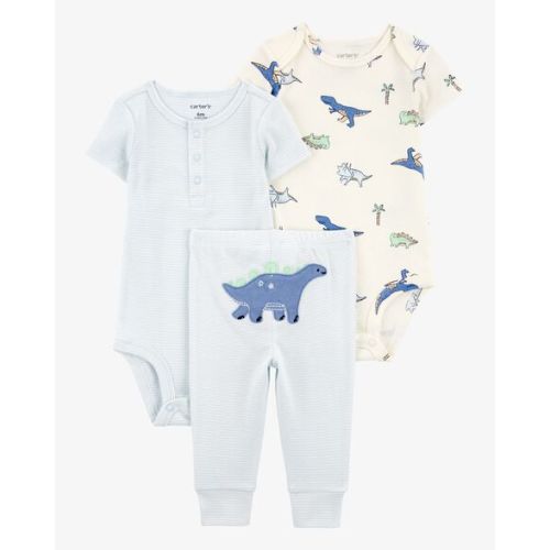 (Size: 3 Months) Baby 3-Piece Dinosaur Little Outfit Set - Carter's | Carter's
