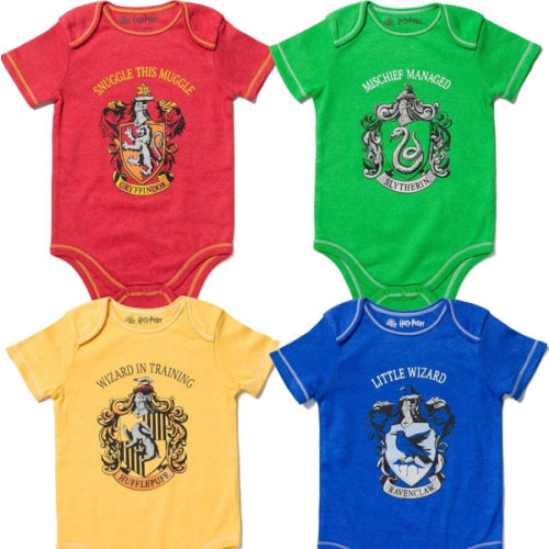 Harry Potter Baby 4 Pack Bodysuits Newborn to Infant